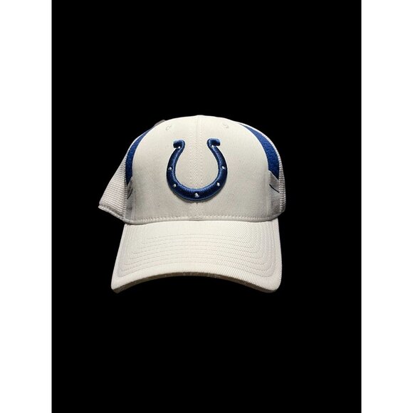 Indianapolis Colts NFL White & Blue Adjustable Baseball Cap - Picture 1 of 1